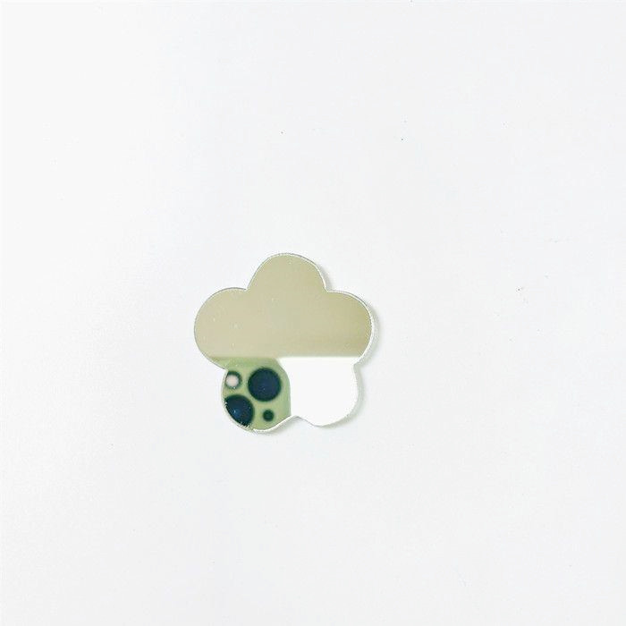 Transparent 5 grandes fleurs (4*4cm)