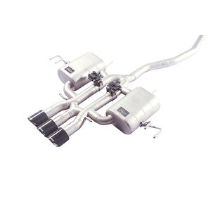 Sistema de Escape Catback con Válvula de Silenciador de Acero Inoxidable Ss304 de <span class=keywords><strong>Triple</strong></span> Salida Central para <span class=keywords><strong>Honda</strong></span> Civic Type-<span class=keywords><strong>R</strong></span> Fl5 2.0T - Product Image 3