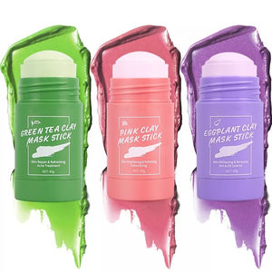 Venta caliente té verde <span class=keywords><strong>Mascarilla</strong></span> máscara Facial Stick vitamina C arcilla infundida para Control de aceite eliminación de espinillas acné cara cuidado de la piel - Product Image 2