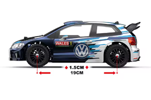 Auto RC MJX Hyper Go 14304 Volkswagen Polo R WRC 1:14 ad Alta Velocità con Motore Brushless e ESC Indipendente - Product Image 2