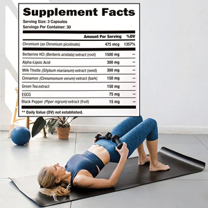 Cápsulas de Cardo Mariano de Buena Calidad, Suplemento Dietético de 1500mg, Cápsulas de Berberina, Apoyo para la Salud Circulatoria del Corazón para Adultos - Product Image 2