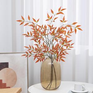 Ramo de Plantas Artificiales de Nandina Domestica Simulada de 30cm-100cm, Decoración de Escritorio, Arreglo Floral para el Hogar, Material Floral - Product Image 3