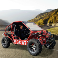 Buggy tout-terrain 200 cm³ à essence avec moteur 4 temps refroidi par eau, transmission par arbre et frein à disque, kart à pédales pour adulte