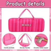 Sac de transport en plastique durable pour Mahjong, grande capacité, imperméable, multifonctionnel, pour 4 joueurs, accessoire de jeu de voyage