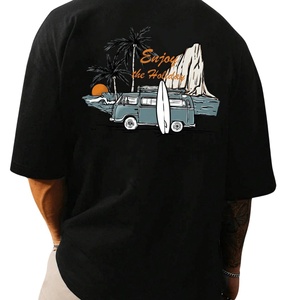 Men's Knitted Graphic Tees Short Sleeve Crew Neck Letter Print Breathable & Anti-Wrinkle Summer T-Shirt - Product Image 6