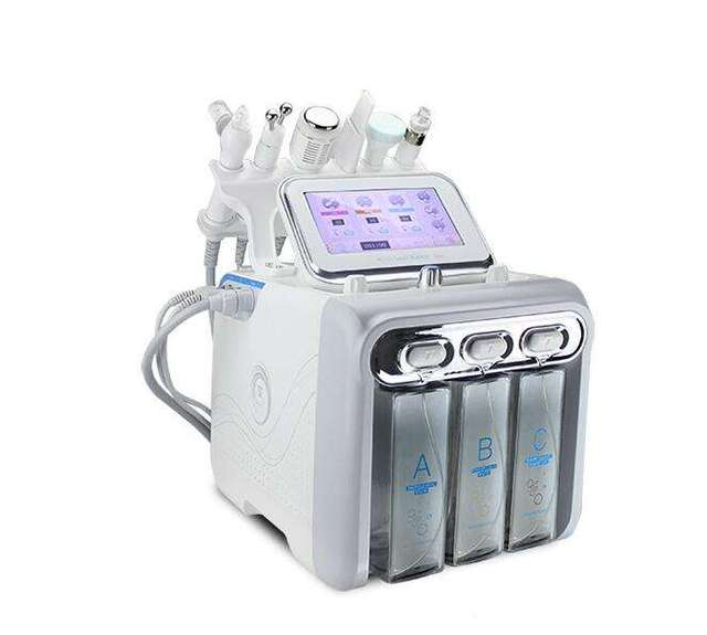 Stylish Hydro Facial Beauty Instant Glow 6-in-1 Vertical Oxygen Machine
