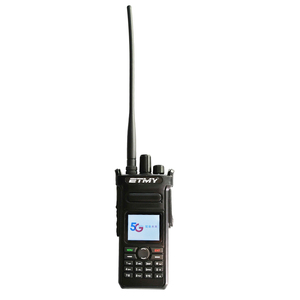 Radio portátil dual band VHF/UHF con tarjeta SIM y frecuencia ET-C58, compatible con redes 4G PoC y PTT global, y función PTT real. - Product Image 1