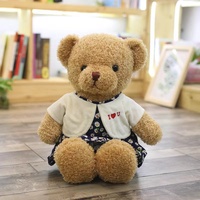 Produsen Boneka Beruang Coklat Kinqee Oem Odm dengan Logo Kustom, Boneka Teddy Buatan Tangan, Mainan Hewan Isi Dakron, Boneka Plush Super Lembut, Hadiah