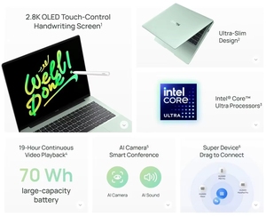 Portátil <span class=keywords><strong>Matebook</strong></span> 14 Uitra5-125h, Intel Core, Pantalla Táctil OLED de 14.2'' 2880*1920, 32 GB/1 TB SSD - Product Image 3