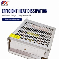 Alimentation à découpage AC/DC SMPS 60W 12V 5A 24V 2.5A, sortie 220V 110V 50/60Hz, pour bande LED, CCTV, usage industriel
