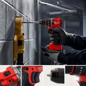 Milwa Oplaadbare Draadloze Slagboormachine 13mm 150Nm Efficiënte Handzame Lichtgewicht Kosteneffectieve 18V Mini Compacte Slagboormachine - Product Image 5