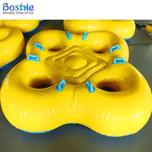 Bostyle плавает для бассейна на 4 мест надувной матрас водное плавательное кольцо плавающая лодка по индивидуальному заказу