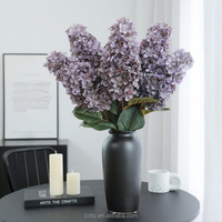 Fleur artificielle d'hortensia pagode rétro, centre de table de mariage luxueux, décoration intérieure, jardin extérieur, fête des mères, Noël