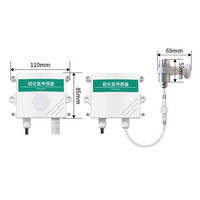 Capteur de sulfure d'hydrogène transmetteur H2S surveillance de la concentration de pollution de reproduction détecteur de gaz toxiques et nocifs RS485