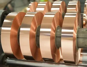Copper Strip In Coil With Rounded Edge Becu Copper Beryllium C17200 C10100 12000 T1 T2 Tinned Beryllium Bronze Copper Strip