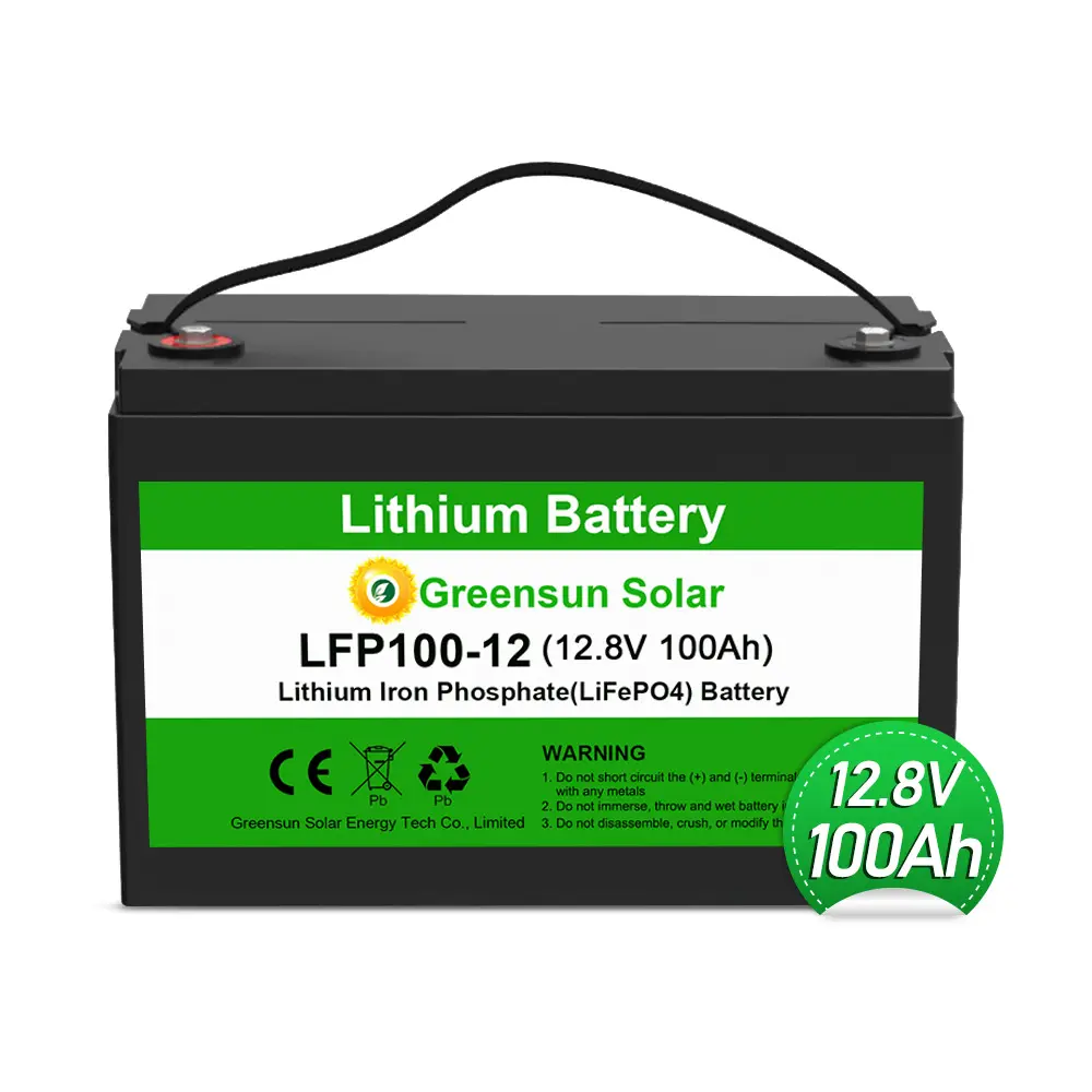 Langlebiges 12V 100Ah tragbares Kraftwerk LiFePo4 Lithium batterie 200Ah LiFePo4 Lithium-Ionen-Batterien