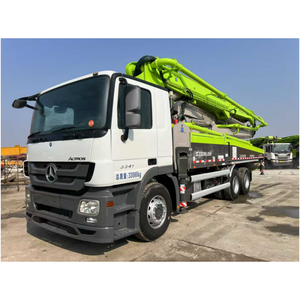 Çimento pompalama için kullanılan 2021 ikinci el <span class=keywords><strong>Zoomlion</strong></span> 47m dizel kamyon üstü Mega beton pompaları - Product Image 3