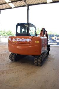 Mini-excavatrice d'occasion de 6 tonnes Hitachi ZX60C-5A à vendre Excavatrice d'occasion Hitachi ZX55 ZX60 ZX70 avec godet neuf - Product Image 3