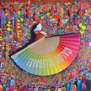 Abanico Plegable de Bambú Estilo Chino con Diseño de Flores Pintadas - Recuerdo de Boda Ecológico para Decoración del Hogar y Fiestas - Product Image 6