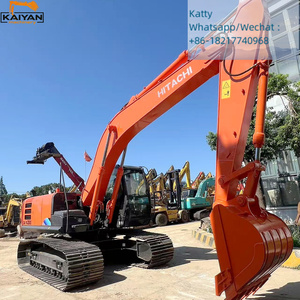 Excavatrice sur chenilles Hitachi ZX200 d'occasion, d'origine japonaise, fiable, machinerie de construction hydraulique - Product Image 5