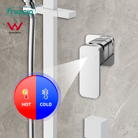 Frascio Robinets de douche à un niveau en laiton de haute qualité Nouveau design Mélangeur de douche à eau chaude et froide dissimulé