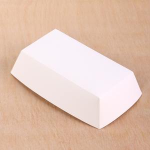 Caja de barco de papel Kraft recubierto, personalización de barco de alimentos desechables, precio al por mayor barato personalizado, bandeja de papel de pan, papel de 230G - Product Image 3