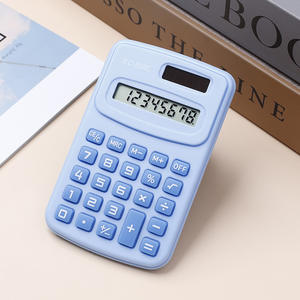 Cute Multicolor Solar Powered Pocket Calculator - Product Image 3