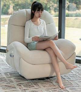 Chaise inclinable à bascule pivotante de haute qualité canapé de Massage confortable pour la maison salon pour appartement éponge en tissu fait villa - Product Image 2