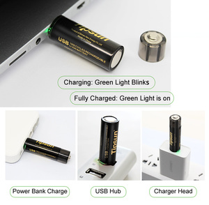 Doppel aa batterien 1500mWh 1,5 v usb lithium-akku - Product Image 5