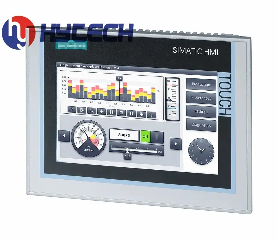 SIEMENS 7" Widescreen TFT Display Touch Operation Screen SIMATIC HMI TP700 Comfort Panels 6AV2124-0GC01-0AX0