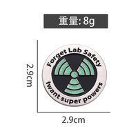 Science émail Pi Science émail broche oublié laboratoire sécurité sac à dos Badge vêtements accessoires cadeaux pour amis bijoux