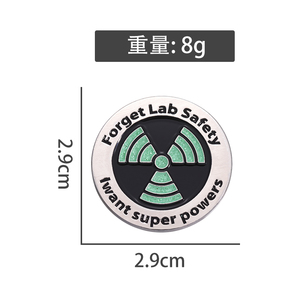 Science émail Pi Science émail broche <span class=keywords><strong>oublié</strong></span> laboratoire sécurité sac à dos Badge vêtements accessoires cadeaux pour amis bijoux - Product Image 5