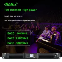 Amplificateur de puissance numérique haute performance série T-EA 1U pour spectacles sur scène, bars, salles de fête, mariages, salles de conférence