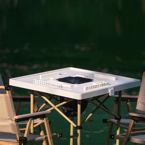 <span class=keywords><strong>Table</strong></span> <span class=keywords><strong>de</strong></span> Mahjong Pliante Portable Moderne pour Casino, Jeux d'Aargent et <span class=keywords><strong>Poker</strong></span>, <span class=keywords><strong>Table</strong></span> <span class=keywords><strong>de</strong></span> Voyage pour 4 Joueurs, Intérieur/Extérieur, Camping, Matériel en Mélamine - Product Image 2