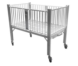 Lit d'hôpital pédiatrique à deux manivelle en acier inoxydable de haute qualité HOCHEY, bon prix, soins à domicile et utilisation hospitalière pour les jeunes patients - Product Image 4
