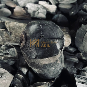 Carbón Vegetal Negro de Madera Dura de Primera Calidad, en Forma de Trozos, Alto Contenido Calórico, Bajo Contenido de Ceniza, para Barbacoa, 100% Madera Dura Natural - Product Image 3