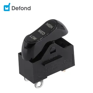 Defund Original Rocker Switch ARG-1215B-P-JKS31-73X 15A, 7.5A, 10A 5e4 Rocker Switches para secador de cabelo