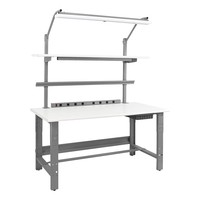 Table de travail antistatique ESD réglable sur mesure pour la réparation d'ordinateurs, de téléphones portables, laboratoire industriel