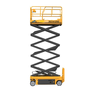 Piattaforma a forbice semovente di media altezza 45ft 3in XG4047AC per magazzino, sollevatore a forbice mobile - Product Image 1