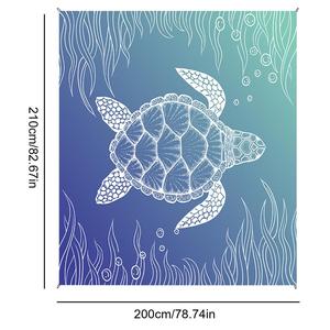 เสื่อโพลีเอสเตอร์พับได้น้ำหนักเบาพกพาได้และทนทานกันน้ำชายหาดและอุปกรณ์ปิกนิกสำหรับการตั้งแคมป์กลางแจ้ง - Product Image 6