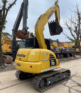 รถขุดขนาดเล็ก Komatsu PC70 มือสอง น้ำหนักใช้งาน 6.5 ตัน เครื่องยนต์ Komatsu รุ่นปี 2018 กำลัง 49 กิโลวัตต์ เครื่องจักรสำหรับรายงานสถานะเดิม - Product Image 4