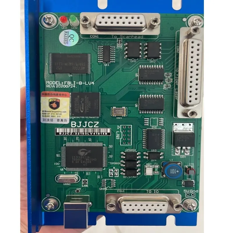 섬유 레이저 표하기 기계를 위한 Ezcad 소프트웨어로 표를 하기를 위한 본래 BSL 통제 카드 BJJCZ 관제사 카드