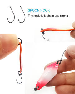 Alpha 2.2g 30mm Cuillère à pêche pour <span class=keywords><strong>truite</strong></span> <span class=keywords><strong>en</strong></span> laiton et cuivre avec hameçon - Vente chaude pour <span class=keywords><strong>la</strong></span> pêche sur glace <span class=keywords><strong>en</strong></span> <span class=keywords><strong>hiver</strong></span> <span class=keywords><strong>en</strong></span> eau douce et <span class=keywords><strong>en</strong></span> eau salée - Product Image 5