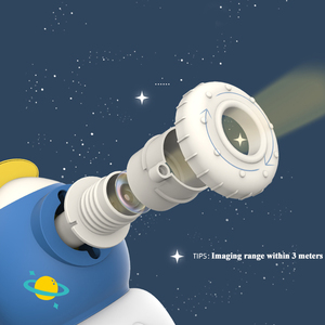 Story Dream Machine Magical Storybook Fairytale Theatre Prop Kids Bedtime Night Light Proyector Rocket Ship-Shaped - Product Image 6