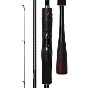 Byloo Weihai-caña <span class=keywords><strong>de</strong></span> <span class=keywords><strong>pescar</strong></span> <span class=keywords><strong>de</strong></span> carbono duro, juego grande, anillos guía, 2 secciones - Product Image 4