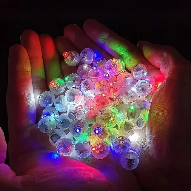 LED Flashing Balloon Light Wedding Birthday Party Tiny Led Light Mini Round Ball Lamp for Bar Christmas Atmosphere Decorations