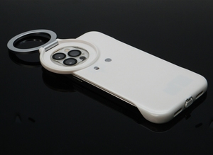 For Iphone 12 Pro Max <strong>Led</strong> <strong>Flip</strong> Ring Light <strong>Phone</strong> <strong>Case</strong> With Selfie Ring Light Flashing Front - Product Image 5