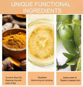 Bálsamo labial personalizado de marca propia, hidratante, que atenúa las líneas de los labios, bálsamo labial de cúrcuma, bálsamo labial en mantequilla. - Product Image 4