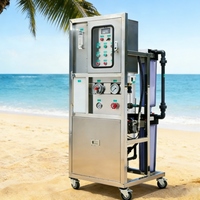 Système d'osmose inverse d'eau de mer de petite taille pour bateau, unité de dessalement, eau salée en eau potable
