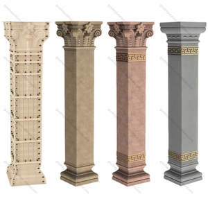 Hoge Kwaliteit Huis Pilaar Mal Abs Plastic Vierkant Beton Romeinse Stijl Mallen Voor Huis Gieten Decoratieve Cement Pijler Ontwerp - Product Image 3
